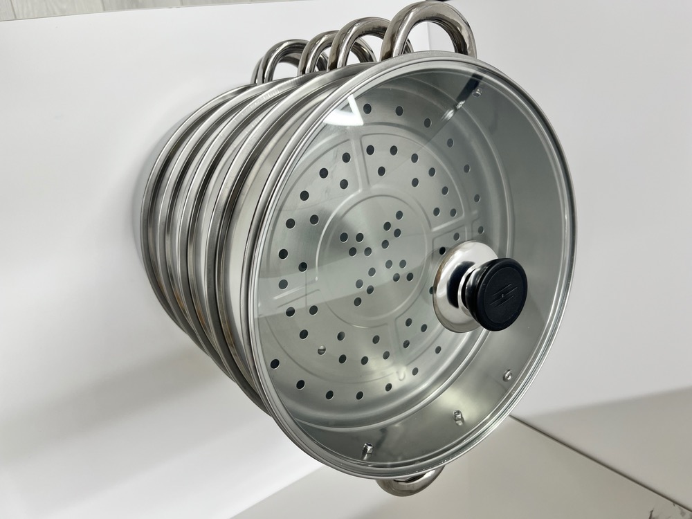 دیگ منتو استیل سایز 30